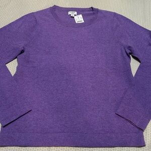 J.Crew Women’s Sweater size L Lavender NWT